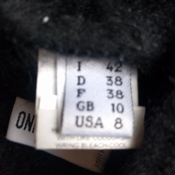 Moschino Black Midi Skirt with Silver Accents - Picture 6 of 7